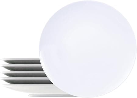 Kit Prato Raso Tramontina Leonora Porcelana 6 Peças